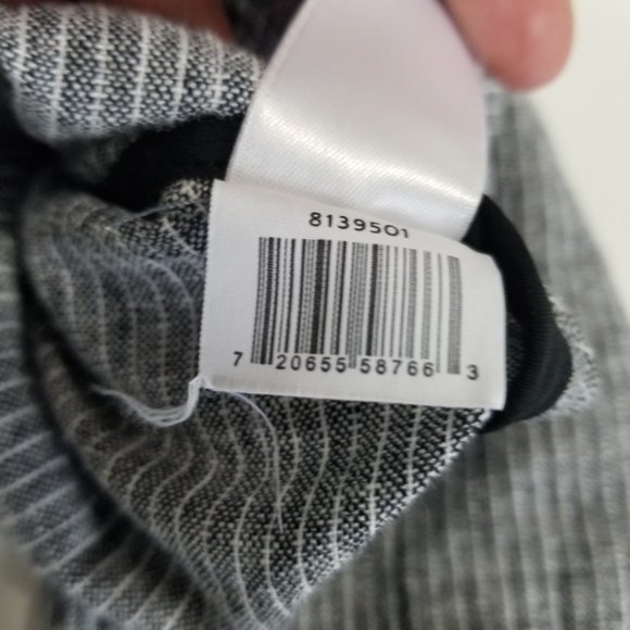 1. State Boardwalk Stripe Crop Trucker Jacket - Picture 11 of 12